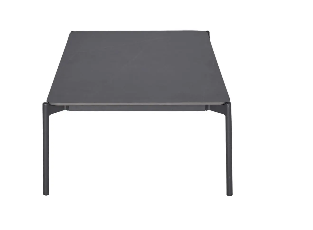 LC Garden Couchtisch 249827 Bari ca. 120x70x42 cm Aluminiumgestell Anthrazit mit Sintered Stone Tischplatte in Anthrazit