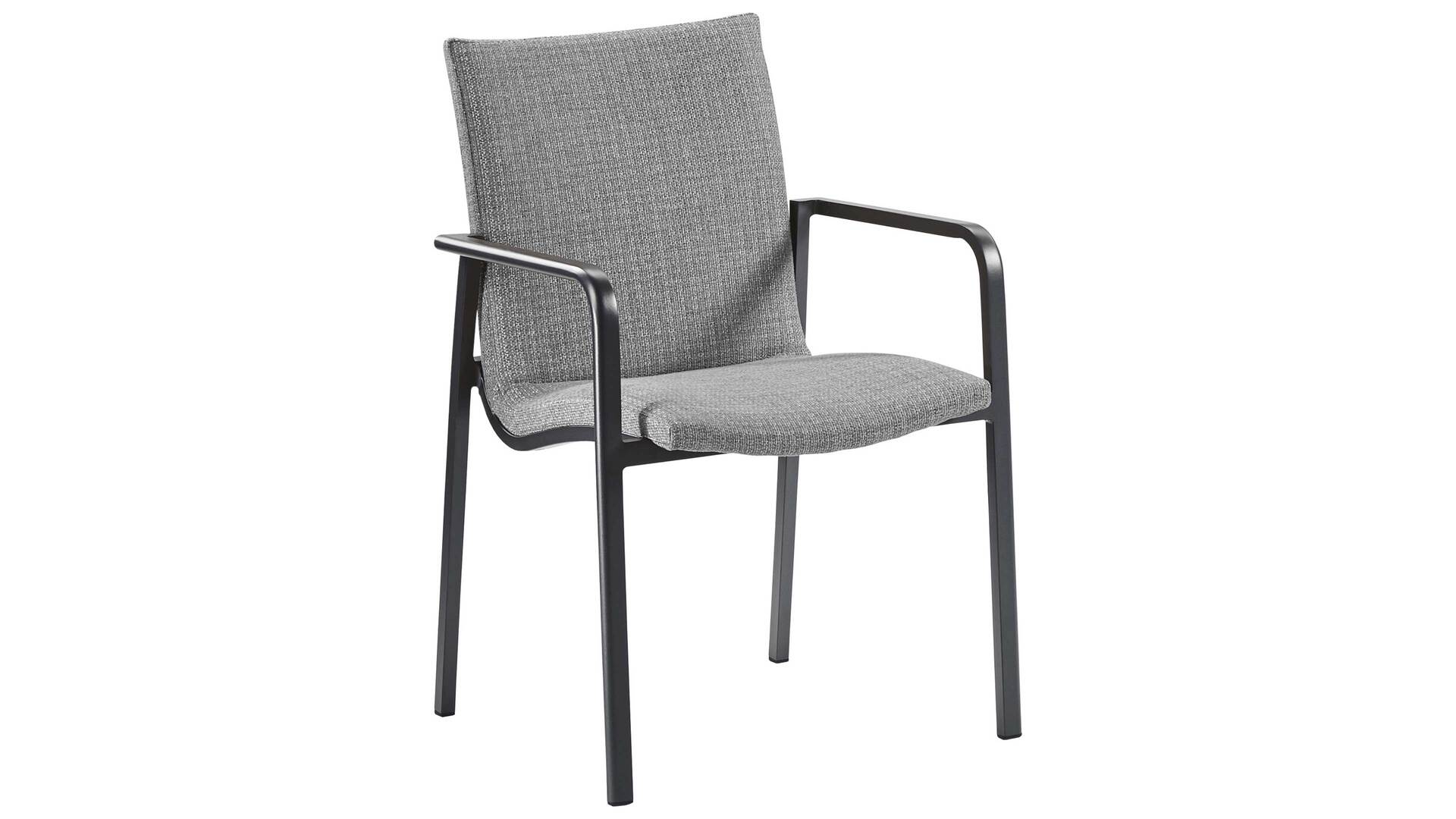 Best Dining-Sessel Positano Hellgrau/Anthrazit ca. 57x86x63 cm 