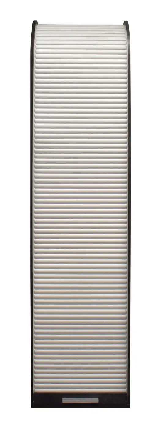Mäusbacher Jalousieschrank RL_46-192 schwarzstahl / weiß