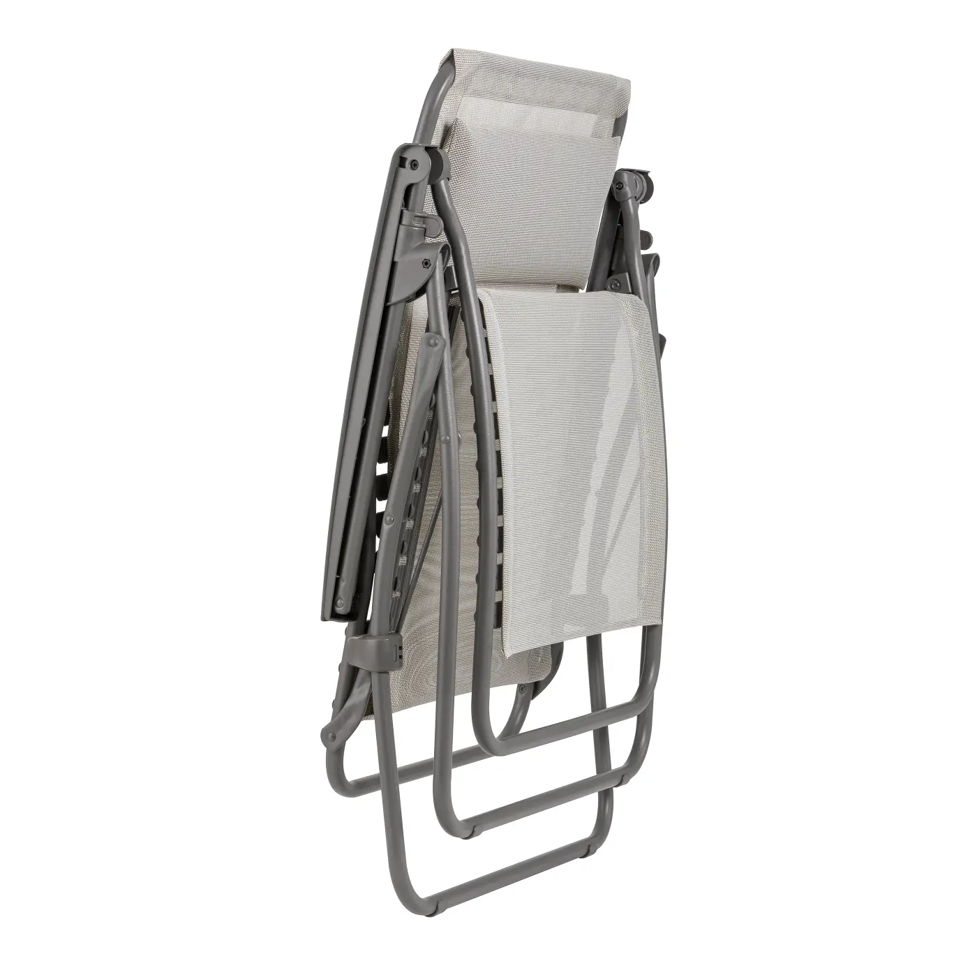 Lafuma Liegestuhl Zen Seigle/Grau ca. 70x85-162x115 cm