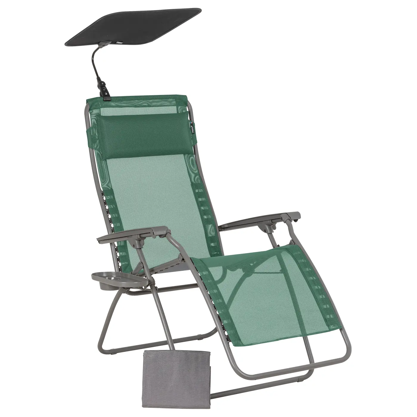 Lafuma Liegestuhl Zen Foret/Grau ca, 70x85-162x82-115 cm