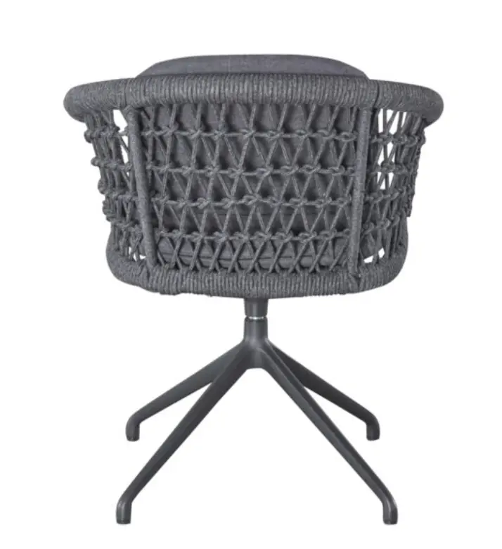 LC Garden Drehstuhl Bari ca. 57x63,5x78 cm Dunkelgrau