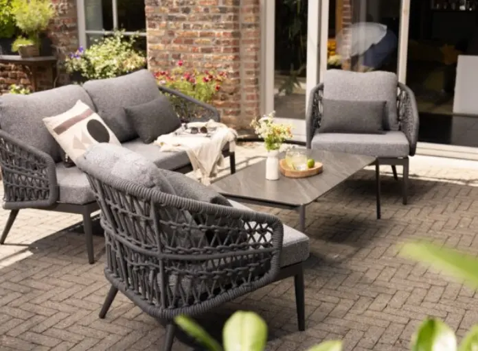 Interliving Couchtisch Anthrazit ca. 125x65x45 cm