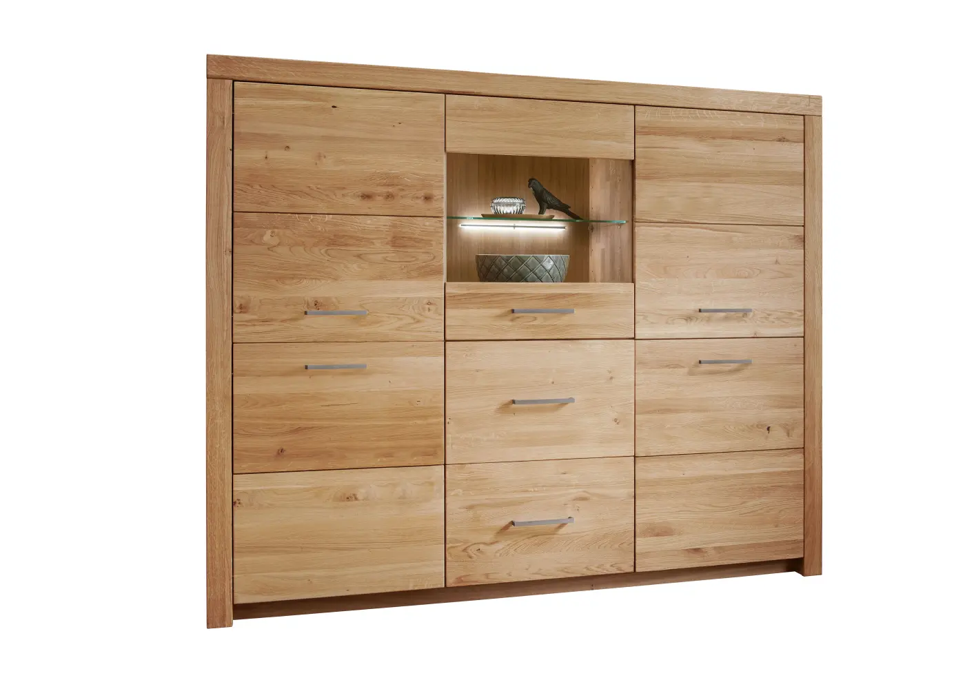 3S Frankenmöbel Highboard Wildeiche massiv ca. 171x143x40 cm