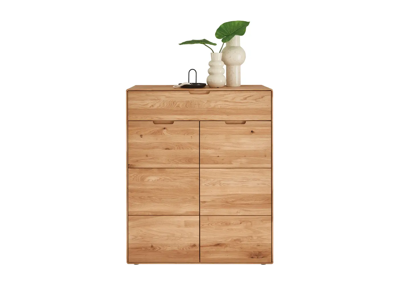 3S Frankenmöbel Schuhschrank KM-0663 Wildeiche geölt ca. 100x121x40 cm