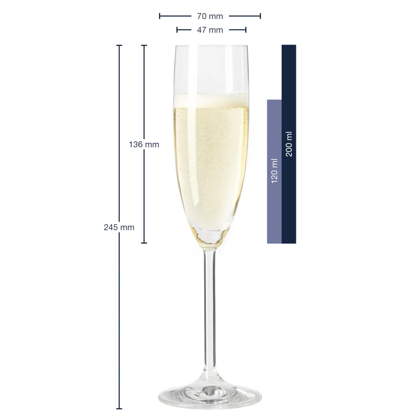 Leonardo Sektglas Daily 215 ml Leonardo Sektglas DAILY 200 ml klar
