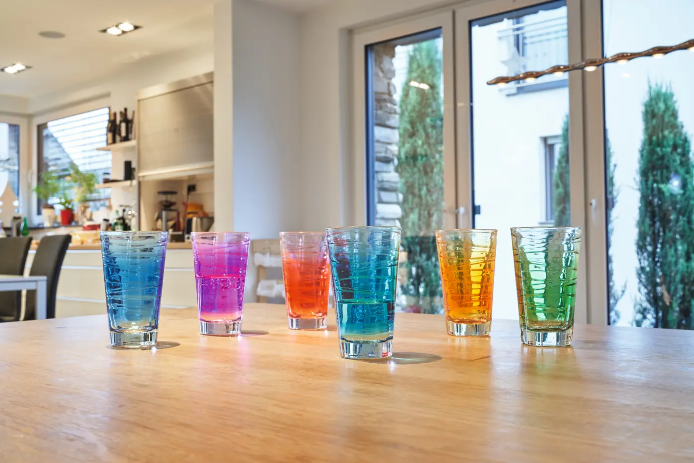 LEONARDO Trinkglas VARIO STRUTTURA Blau 280 ml