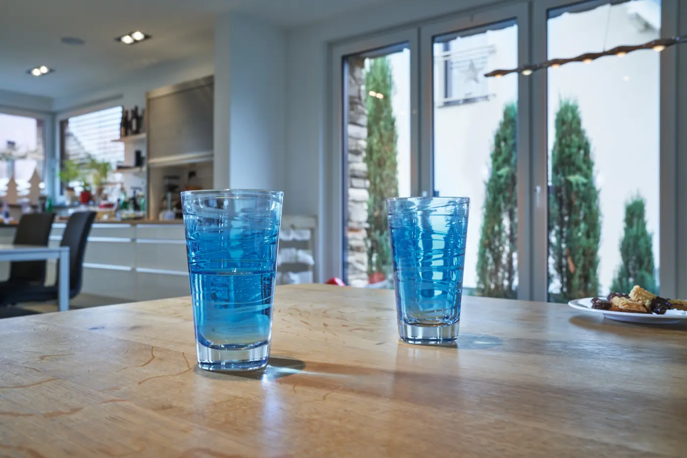 LEONARDO Trinkglas VARIO STRUTTURA Blau 280 ml