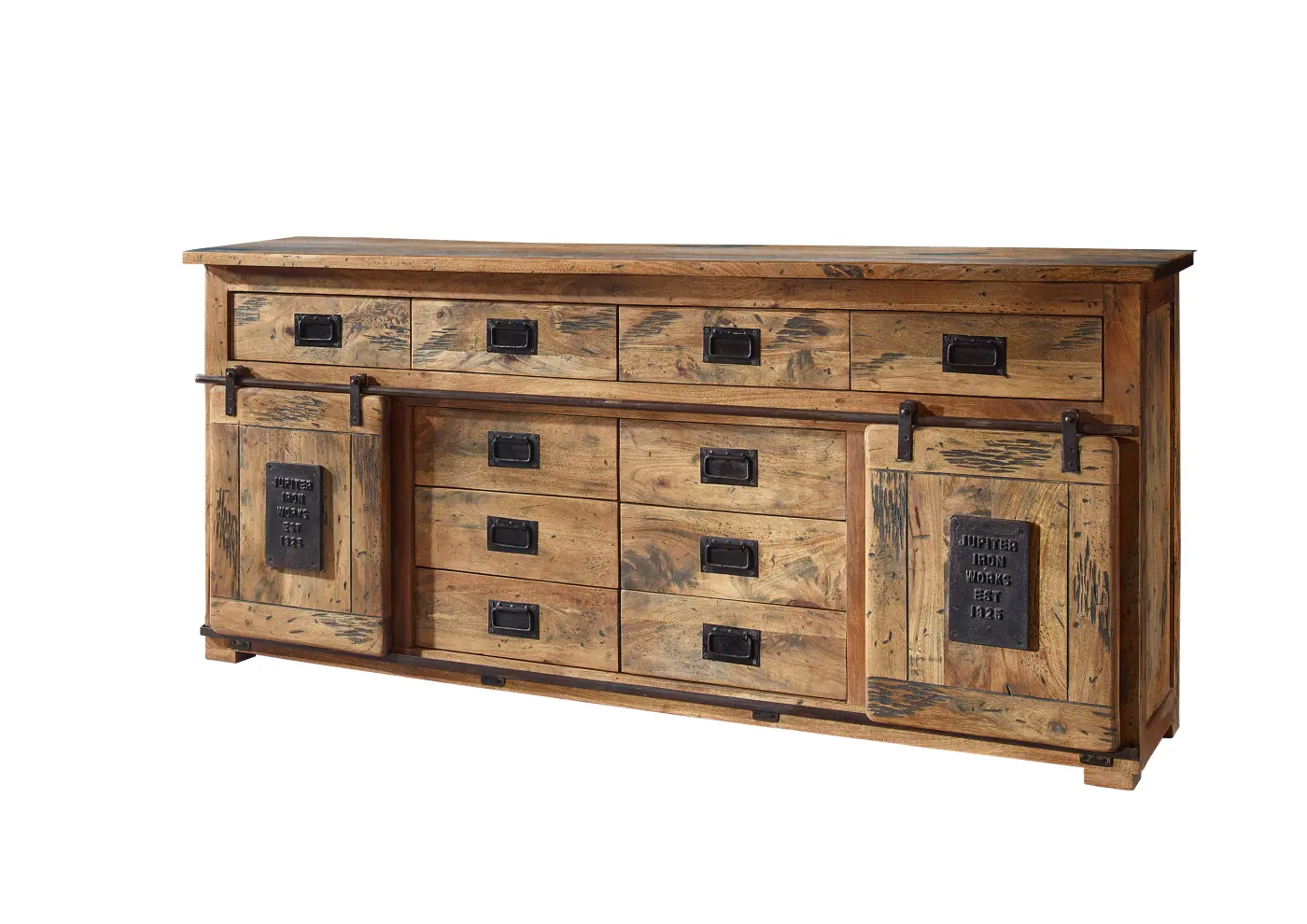 3S Frankenmöbel Sideboard Mango lackiert ca. 200x90x45 cm