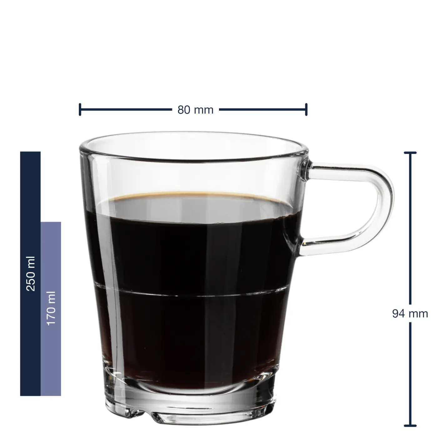 Leonardo Tasse SENSO 250 ml klar Leonardo Tasse SENSO 250 ml klar